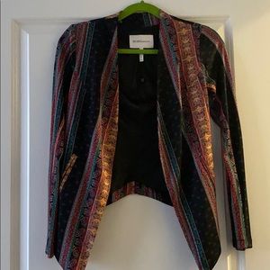 BCBG printed blazer